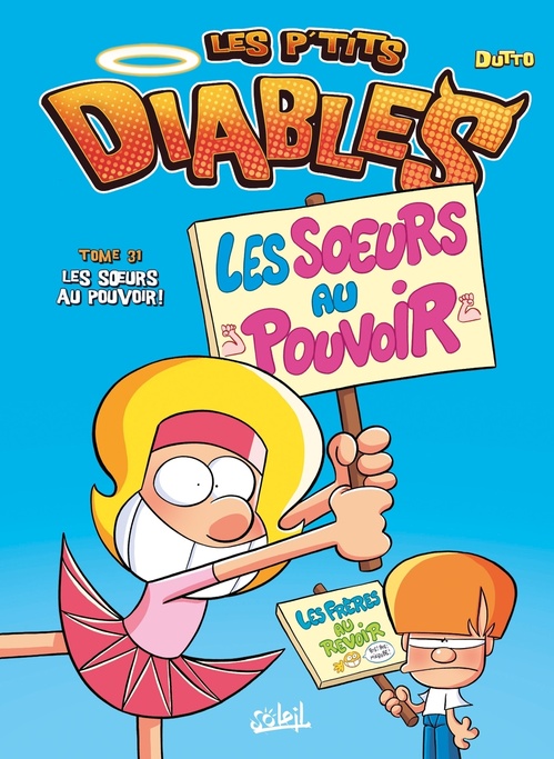 Couverture ebook de Les P'tits Diables T31 - Les Soeurs au pouvoir, de Olivier Dutto