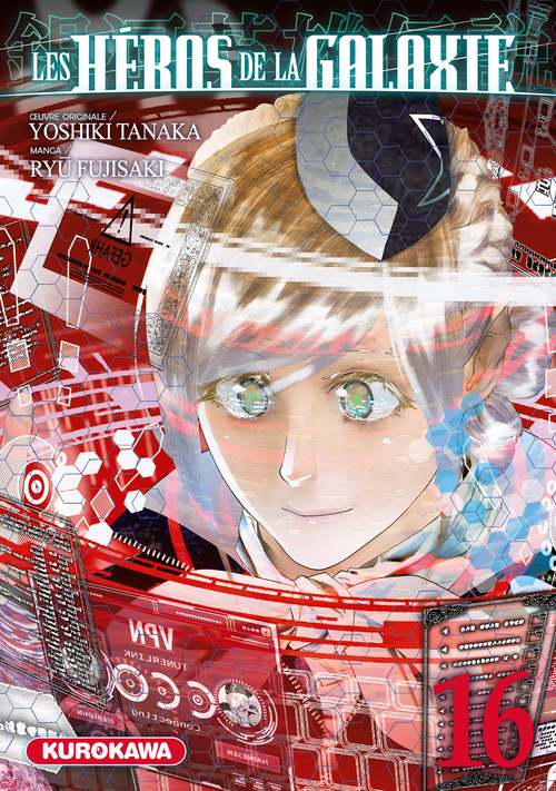 Couverture ebook de Les héros de la galaxie - Tome 16, de Ryû Fujisaki, Yoshiki Tanaka