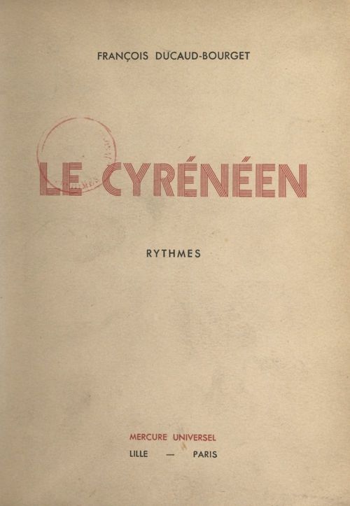 Couverture ebook de Le Cyrénéen, de Francois Ducaud-Bourget