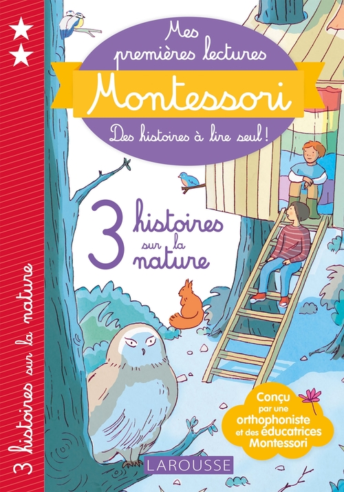 Couverture ebook de Montessori Premières lectures  3 histoires sur la nature, de Collectif