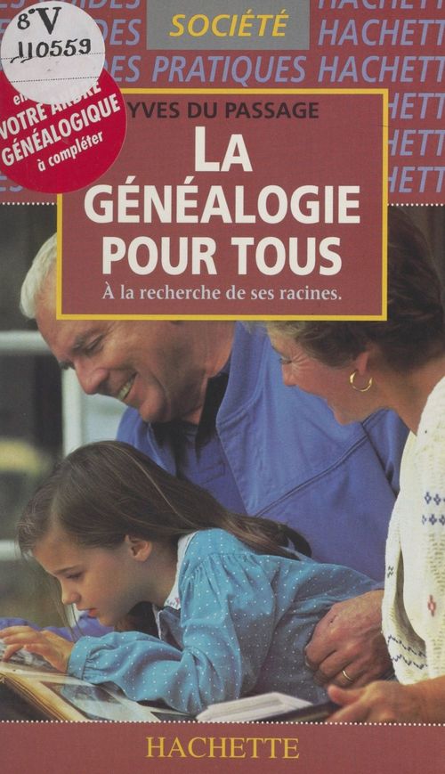 Couverture ebook de La généalogie pour tous, de Yves du Passage