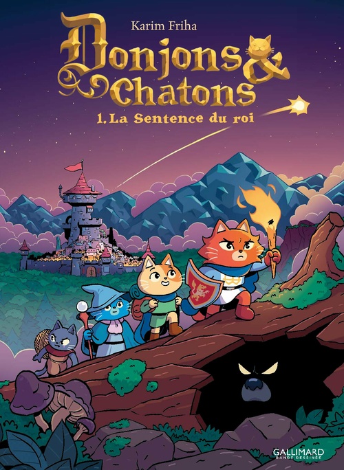 Couverture ebook de Donjons et chatons - (Tome 1) la sentence du Roi, de Karim Friha