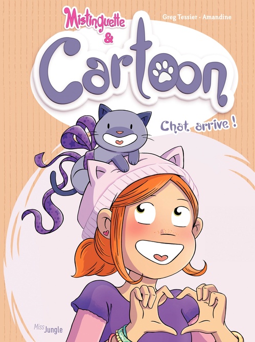 ebook cover of Cartoon, le chat de Mistinguette - Tome 1, by Grégory Tessier, Amandine