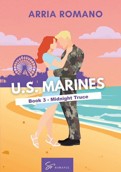 ebook cover of U.S. Marines - Book 3 - Midnight Truce, by Romano Arria