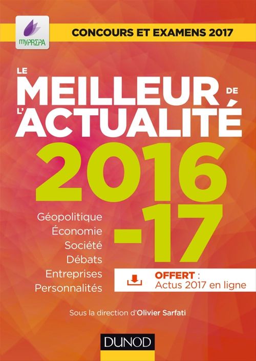 Couverture ebook de Le meilleur de l'actualité 2016-17, de Olivier Sarfati