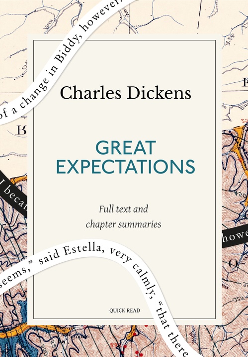 ebook cover of Great Expectations: A Quick Read edition, by Charles Dickens, Quick Read