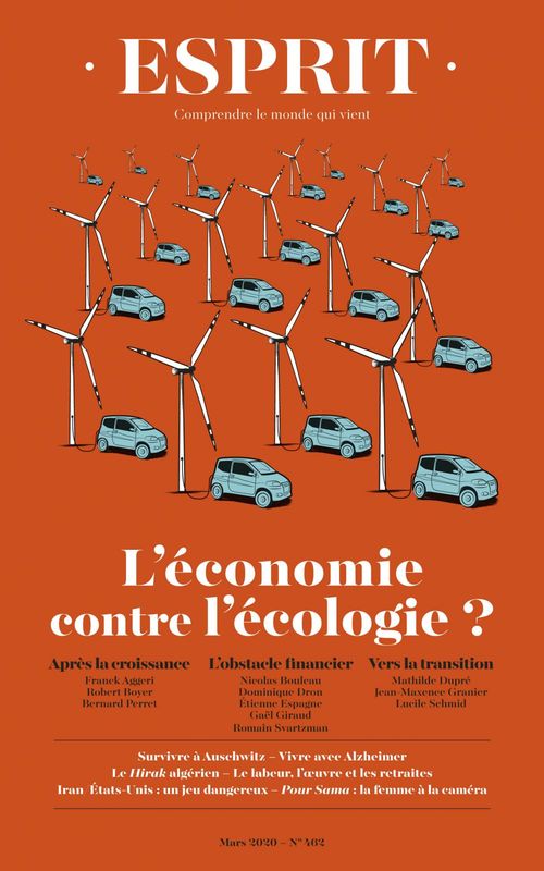 ebook cover of Esprit L'économie contre l'écologie ?, by Esprit