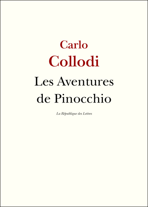 ebook cover of Les Aventures de Pinocchio, by Carlo Collodi