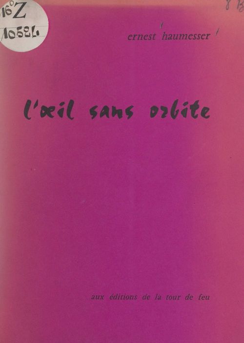 Couverture ebook de L'oeil sans orbite, de Ernest Haumesser