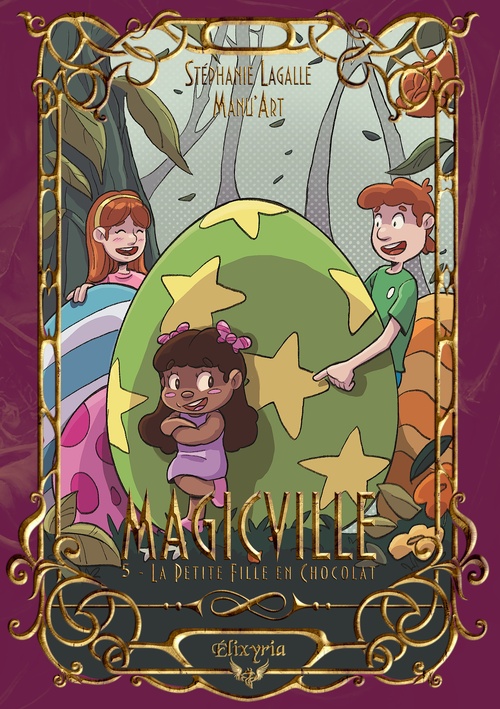 Couverture ebook de Magicville - 5 - La petite fille en chocolat, de Stéphanie Lagalle, Manu'Art