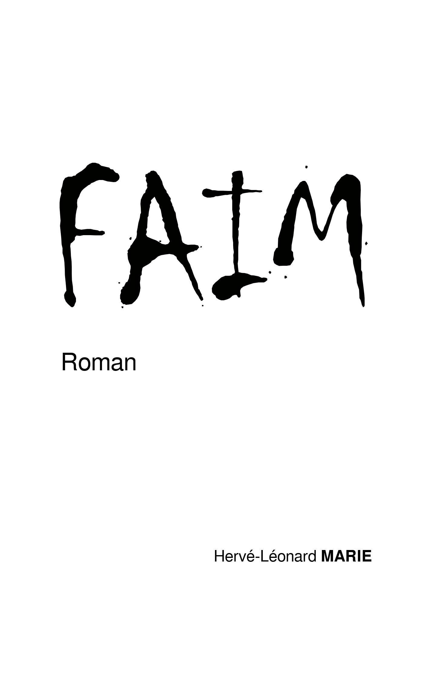 Couverture ebook de FAIM, de Hervé-Léonard Marie