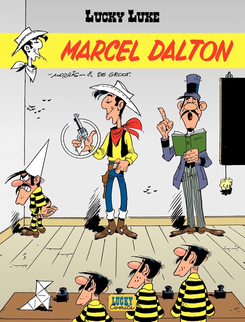 Couverture ebook de Lucky Luke - Tome 38 - Marcel Dalton, de Bob De Groot, Morris