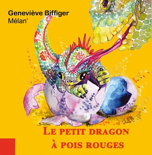 ebook cover of Le petit dragon à pois rouges, by Genevieve Biffiger