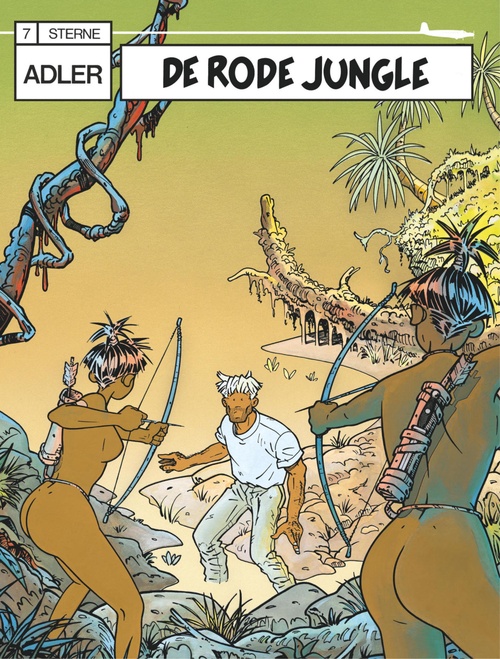 Couverture ebook de De Rode jungle, de Sterne