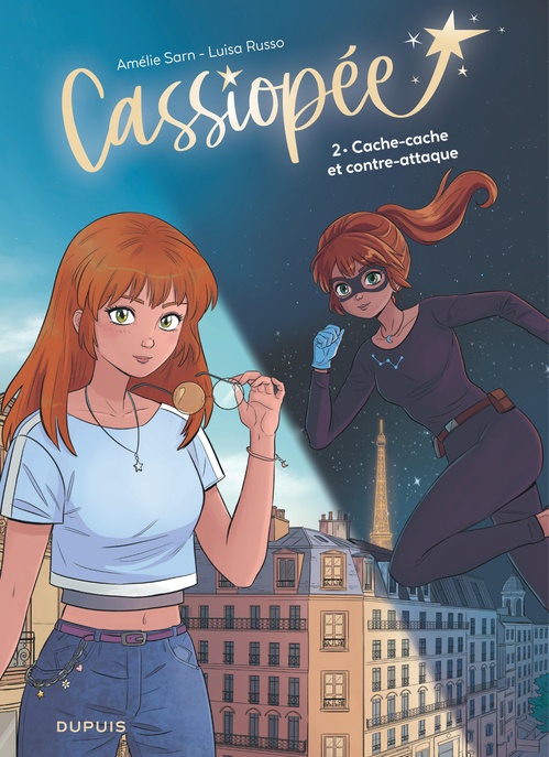ebook cover of Cassiopée - Tome 2 - Cache-cache et contre-attaque, by Amélie Sarn