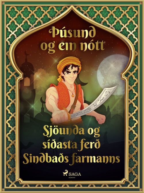 ebook cover of Sjöunda og síðasta ferð Sindbaðs farmanns (Þúsund og ein nótt 43), by -  Ymsir