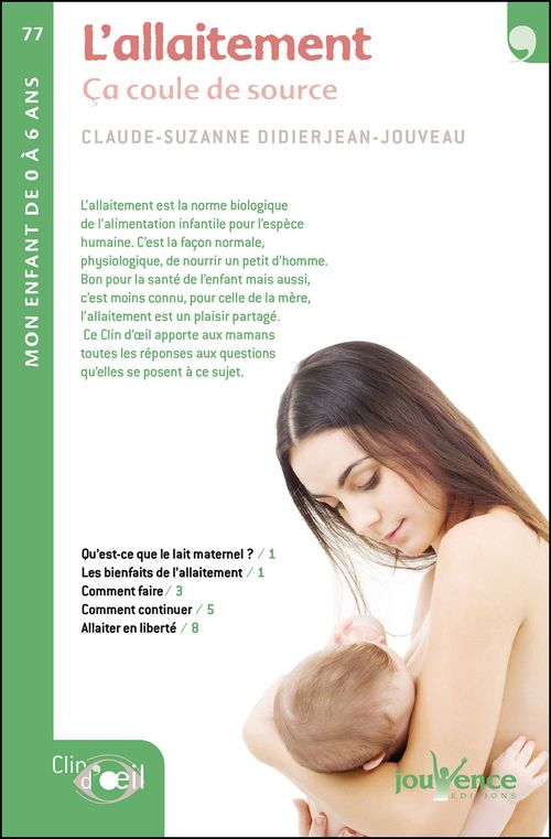 ebook cover of L'allaitement, by Claude-Suzanne Didierjean-Jouveau