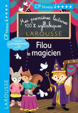 ebook cover of Premières lectures syllabiques - Filou, le magicien, niveau 4, by COLLECTF