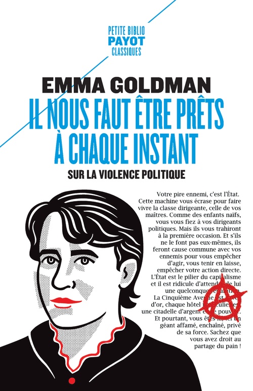 Couverture ebook de Il nous faut être prêts à chaque instant, de Emma Goldman