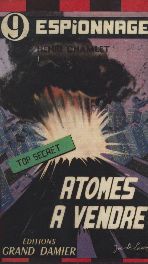 Couverture ebook de Atomes à vendre, de Henri Chamlet