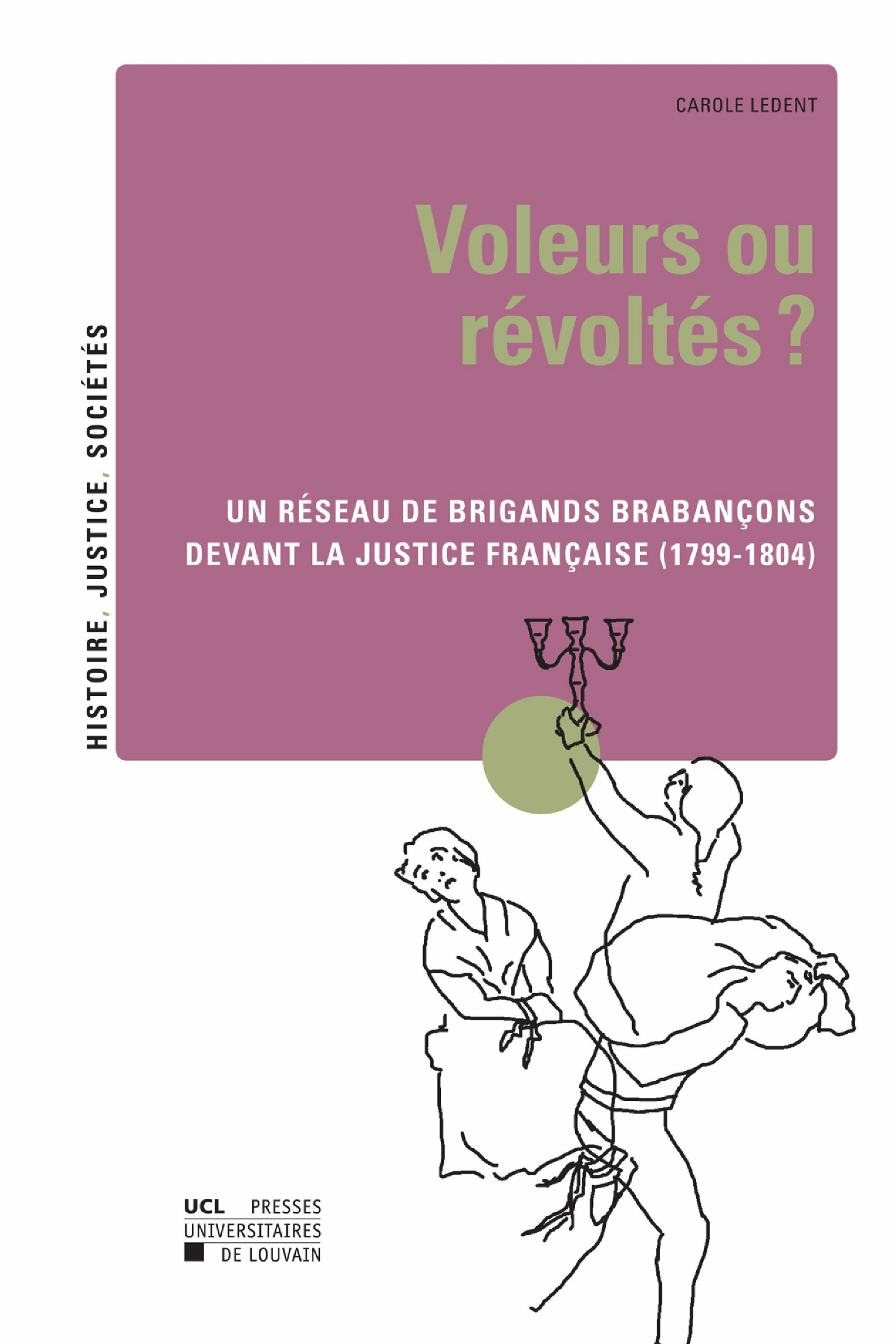 Couverture ebook de Voleurs ou révoltés ?, de Carole Ledent
