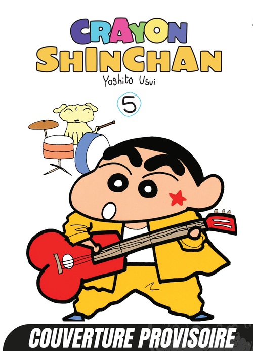 Couverture ebook de Crayon Shinchan T05, de Yoshito Usui