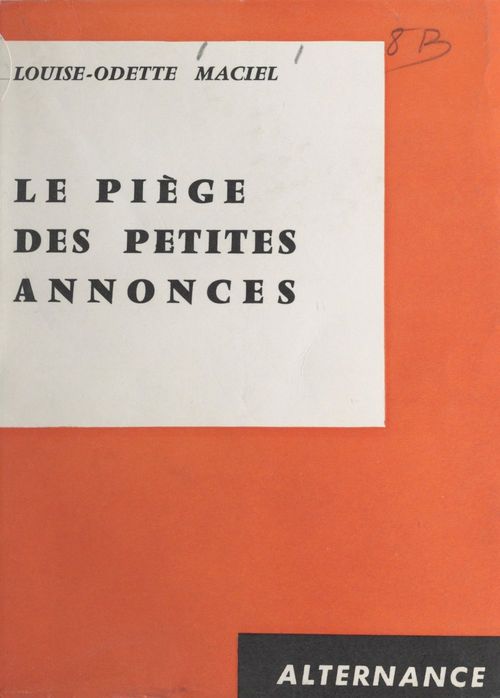 ebook cover of Le piège des petites annonces, by Louise-Odette Maciel