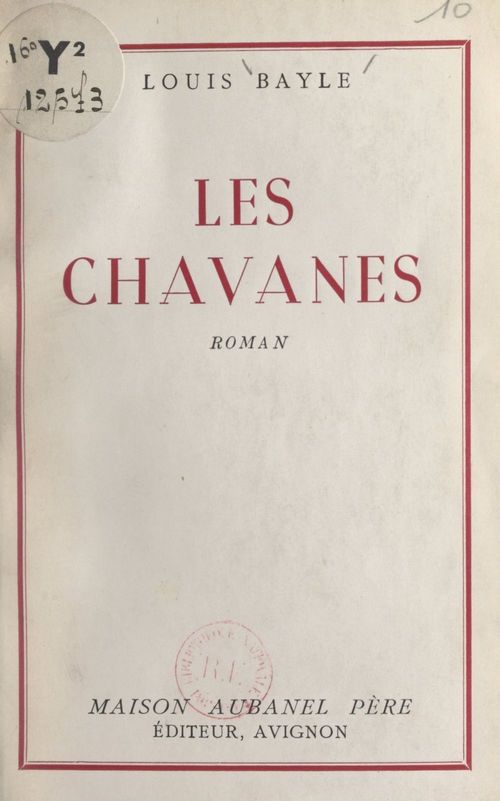 ebook cover of Les Chavanes, by Louis Bayle