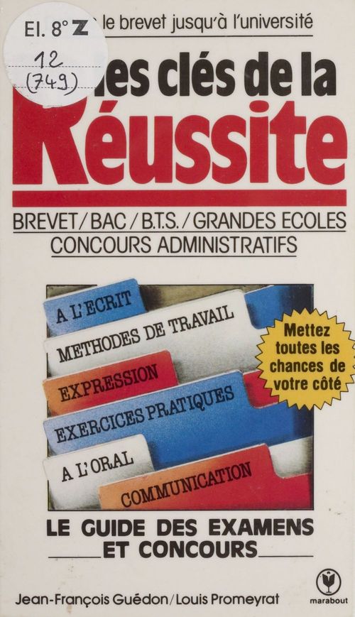 ebook cover of Les Clefs de la réussite, by Jean-françois Guédon