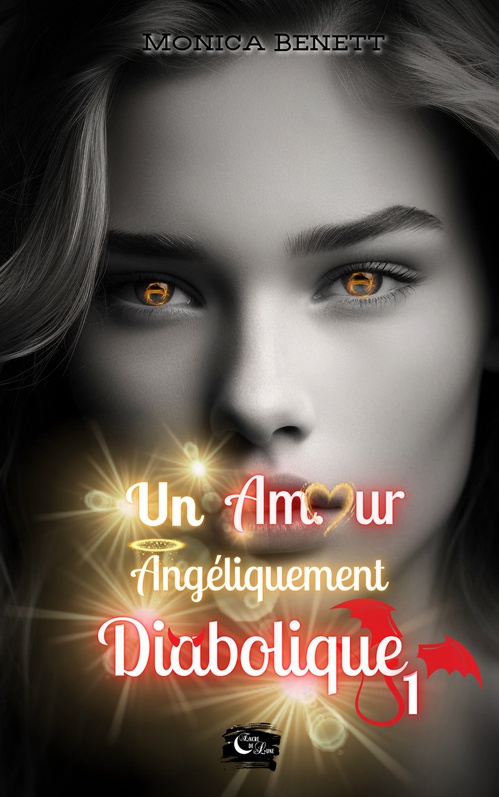 Couverture ebook de Un amour angéliquement diabolique, de Monica Benett