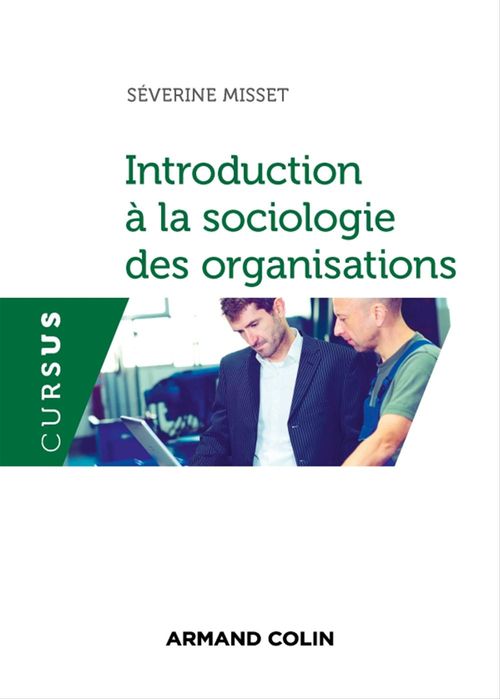 Couverture ebook de Introduction à la sociologie des organisations, de Séverine Misset
