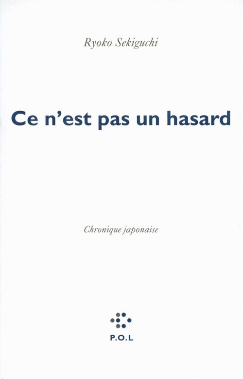 Couverture ebook de Ce n'est pas un hasard, de Ryoko Sekiguchi