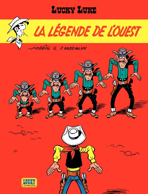 Couverture ebook de Lucky Luke - Tome 41 - La Légende de l'Ouest, de Morris, Patrick Nordmann