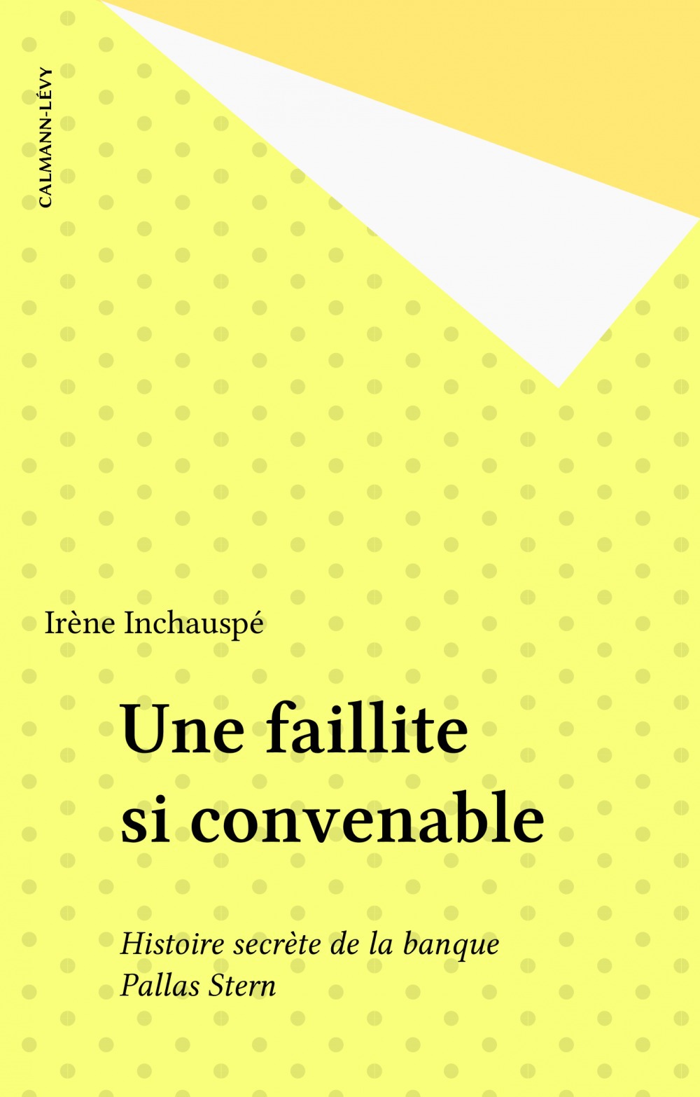Couverture ebook de Une faillite si convenable, de Irène Inchauspé