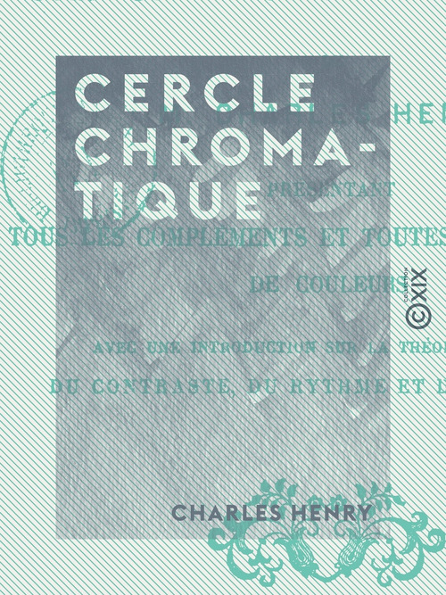 ebook cover of Cercle chromatique, by Charles Henry