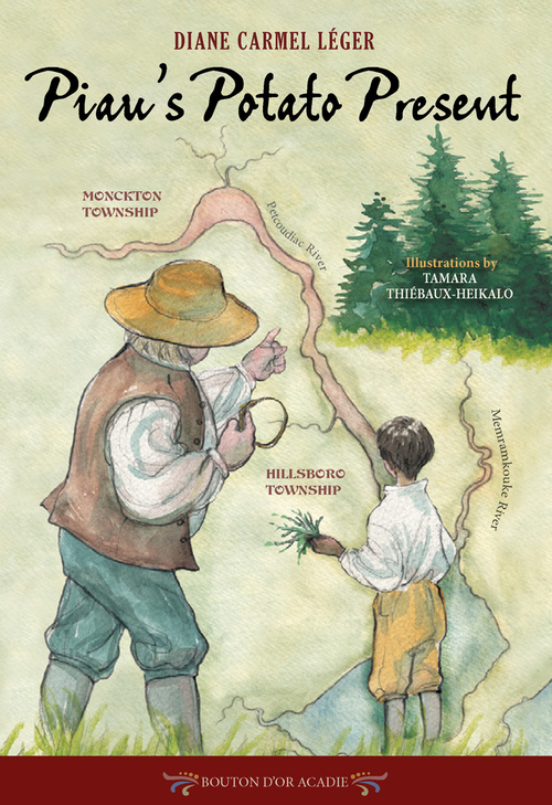 ebook cover of Piau's Potato Present, by Diane carmel Léger