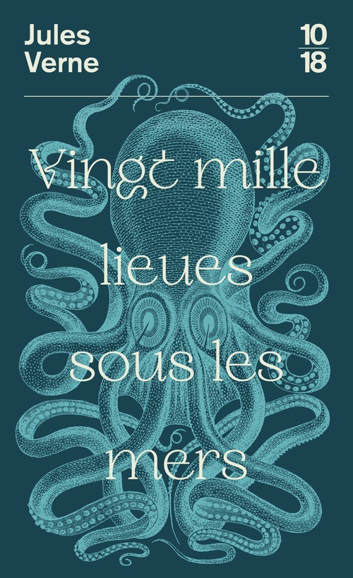 Couverture ebook de Vingt mille lieues sous les mers, de Jules Verne
