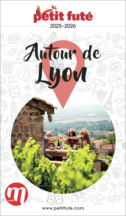 Couverture ebook de Guide Autour De Lyon 2025/2026 Petit Futé, de Collectif petit futé