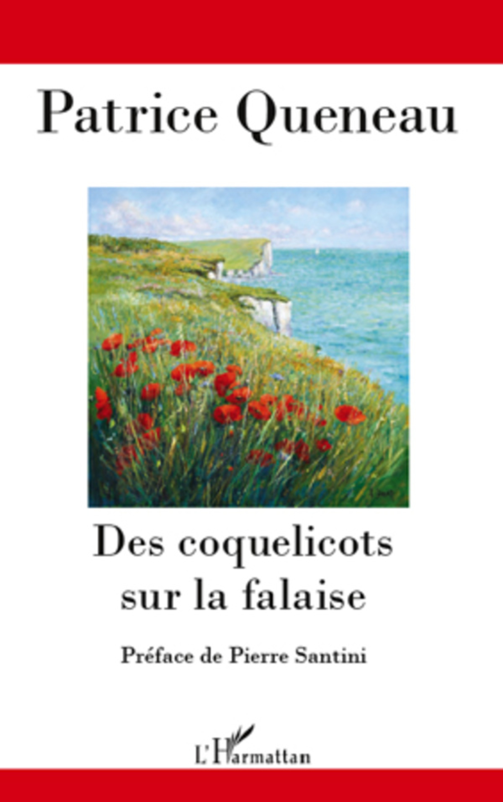 ebook cover of Des coquelicots sur la falaise, by Patrice Queneau