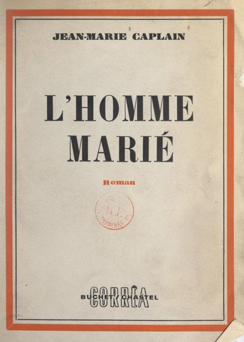 ebook cover of L'homme marié, by Jean-Marie Caplain