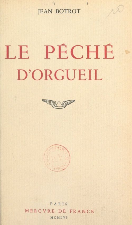 ebook cover of Le péché d'orgueil, by Jean Botrot