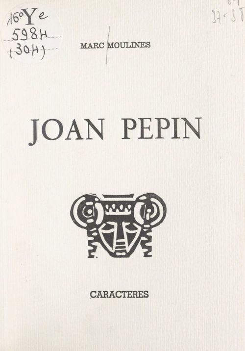 ebook cover of Joan Pepin, by Marc Moulines