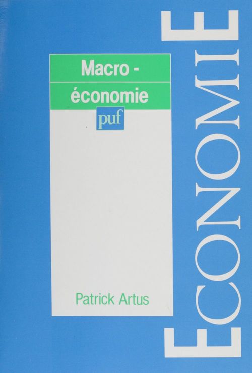 Couverture ebook de Macroéconomie, de Patrick Artus