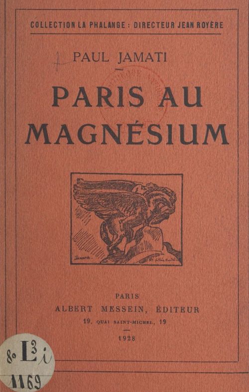 Couverture ebook de Paris au magnésium (1924), de Paul Jamati