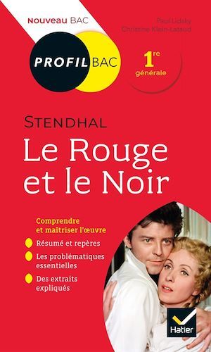 Couverture ebook de Profil - Stendhal, Le Rouge et le Noir, de Paul Lidsky, Christine Klein-Lataud