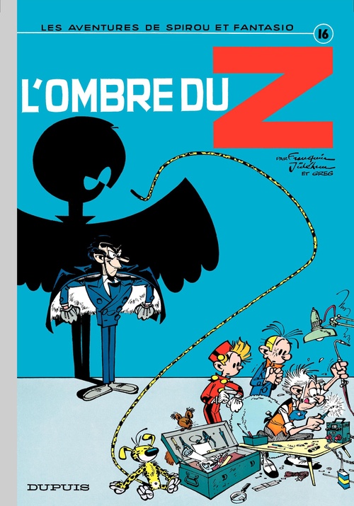 ebook cover of Spirou et Fantasio - Tome 16 - L'ombre du Z, by André Franquin, Greg, Jidéhem