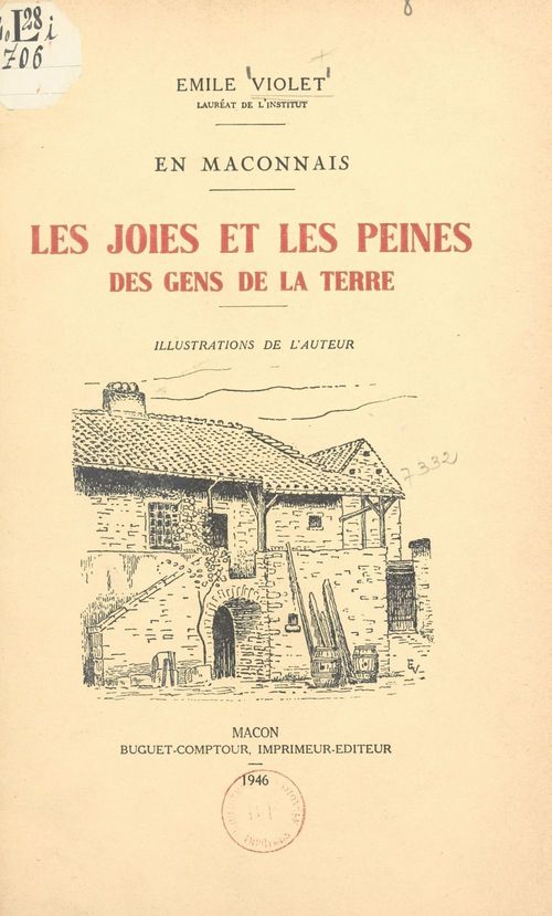 Couverture ebook de En Mâconnais, les joies et les peines des gens de la terre, de Emile Violet