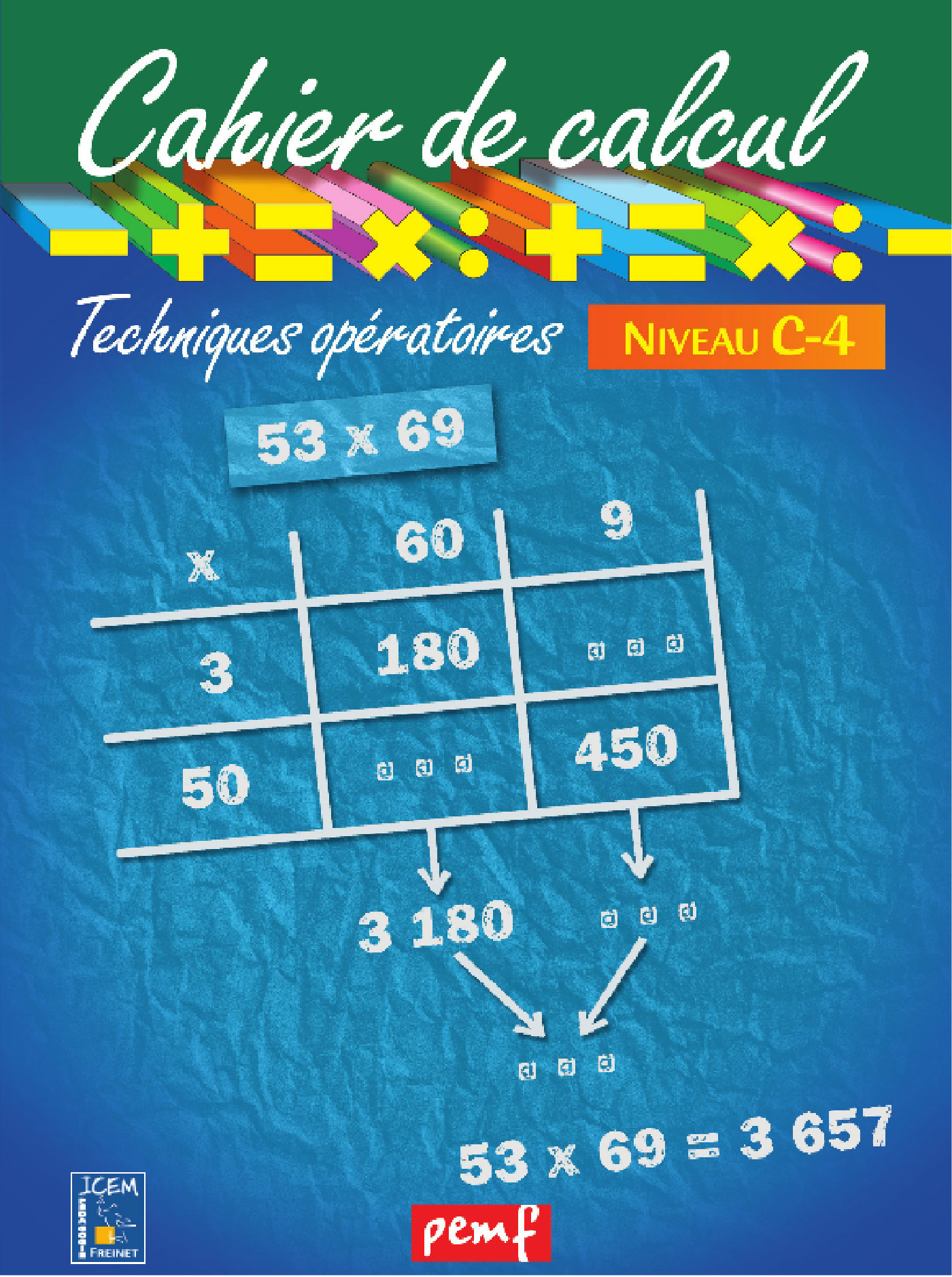 ebook cover of Cahier de calcul cycle 3 niveau 2D, by Collectif