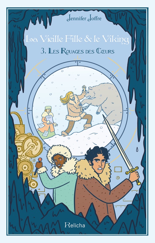 ebook cover of La Vieille Fille & le Viking, by Jennifer Joffre, Elléa Bird
