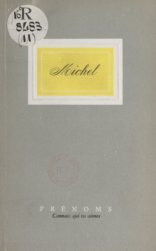 ebook cover of Michel, by Francois Sentein